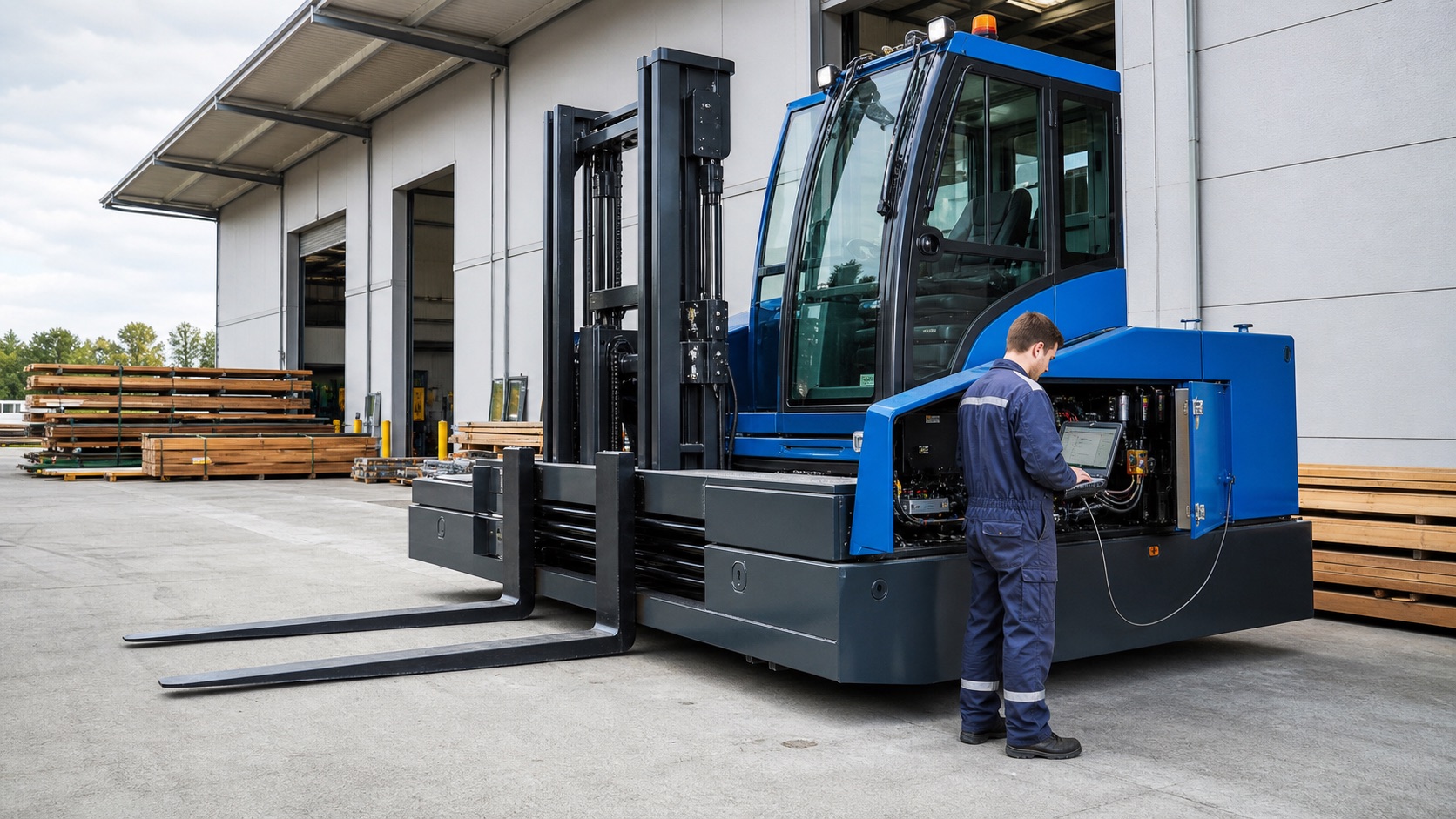 WRMH Baumann forklift diagnostic and support image