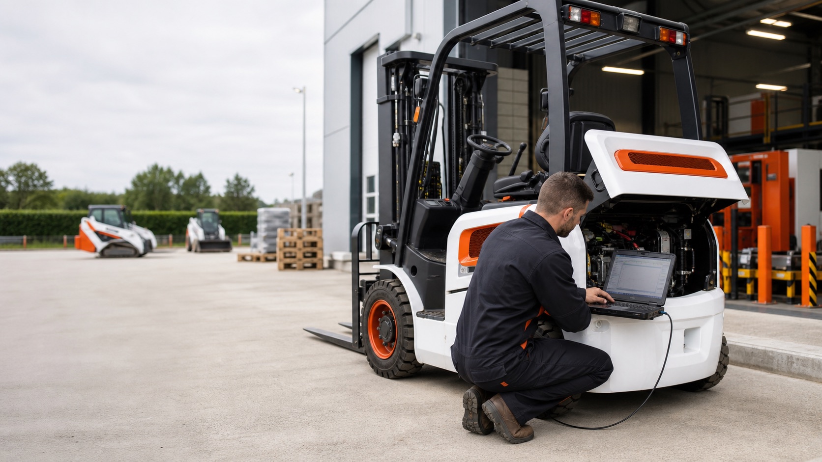 WRMH Bobcat forklift diagnostic and support image
