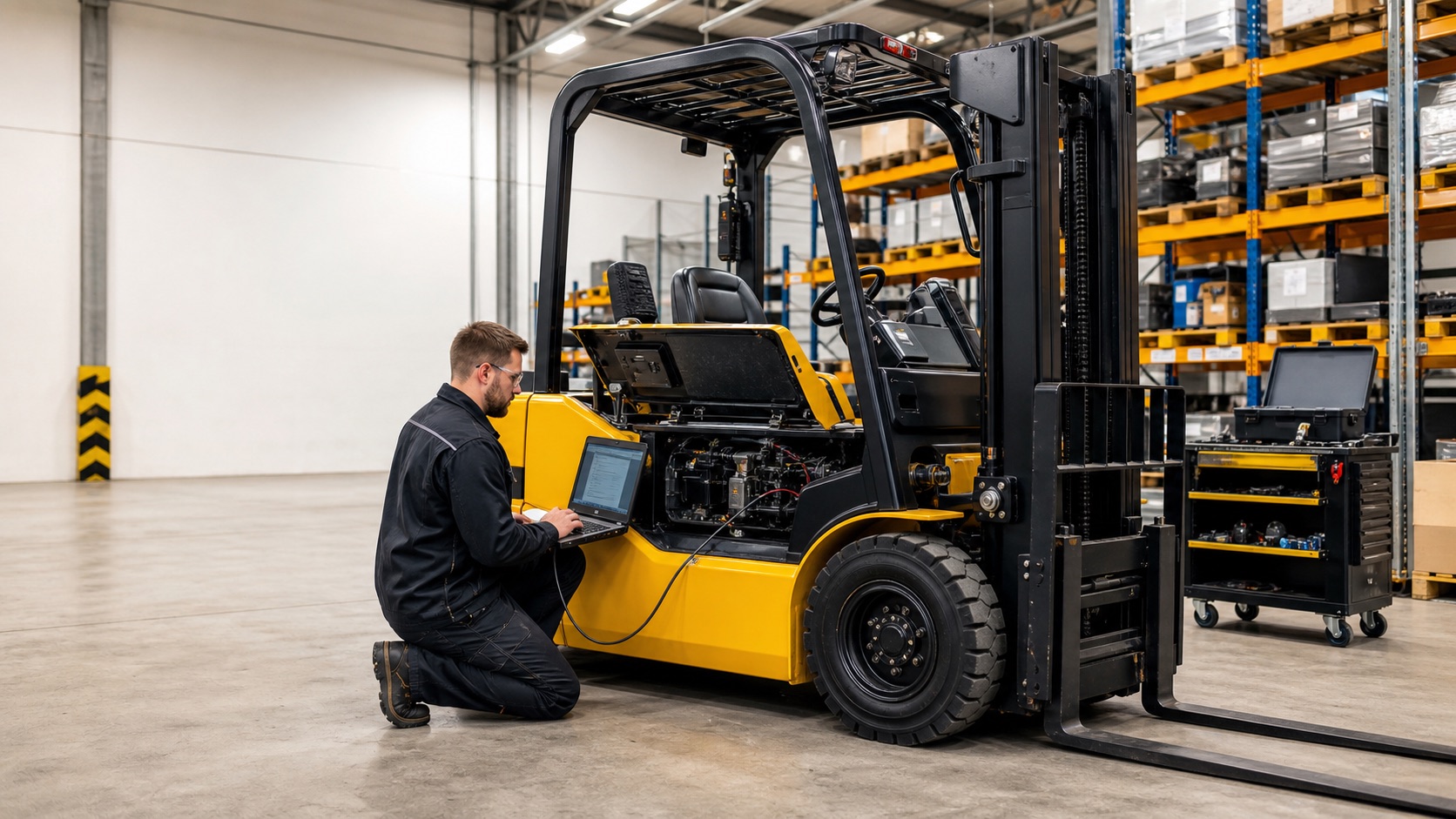 WRMH CAT forklift diagnostic and support image