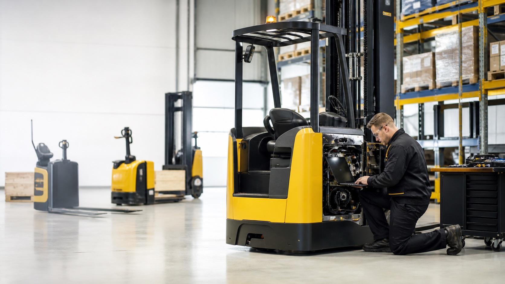 WRMH Crown forklift diagnostic and support image