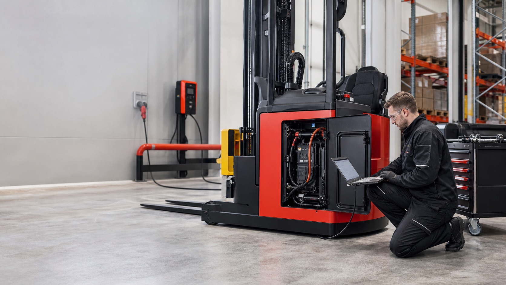 WRMH EP Equipment forklift diagnostic and support image