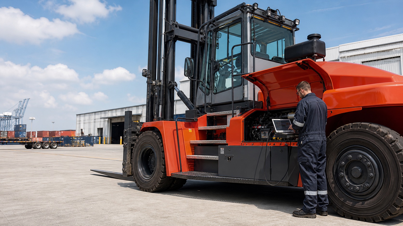 WRMH Kalmar forklift diagnostic and support image