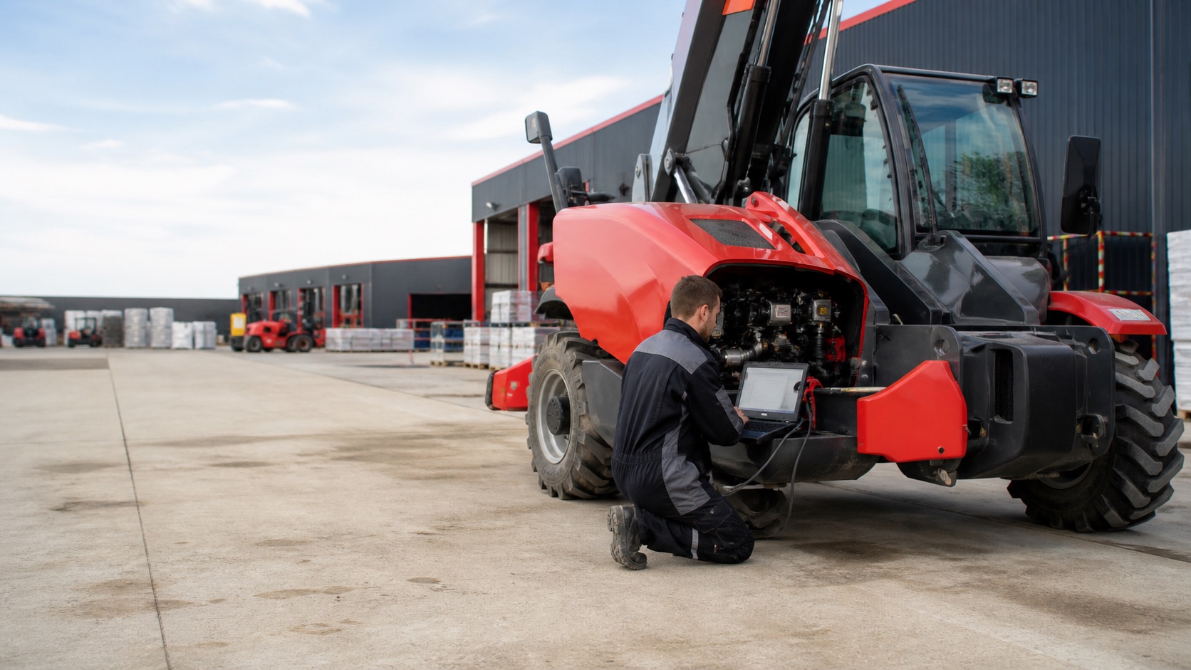 WRMH Manitou forklift diagnostic and support image