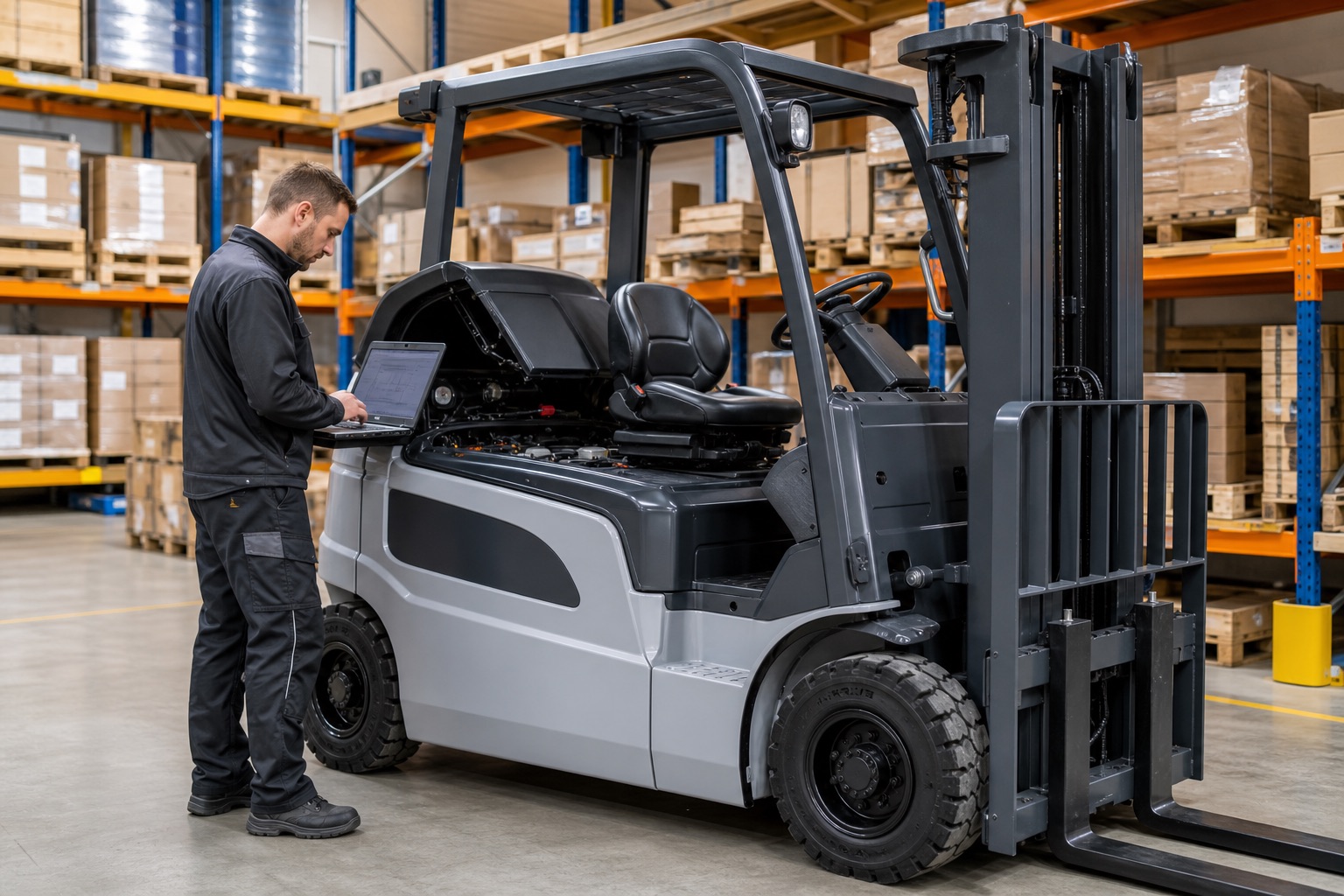 WRMH Nissan forklift diagnostic and support image