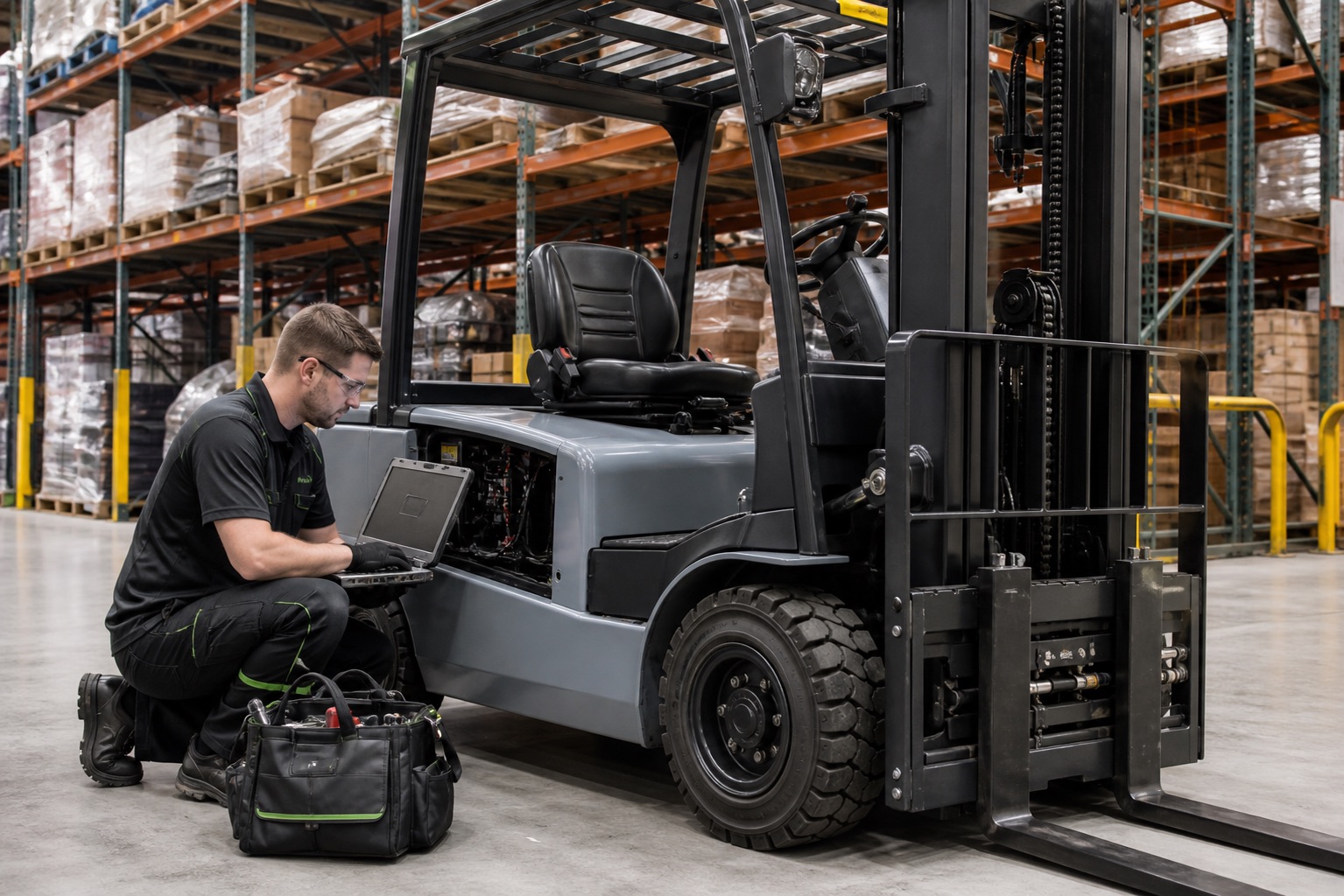 WRMH Noblelift forklift diagnostic and support image