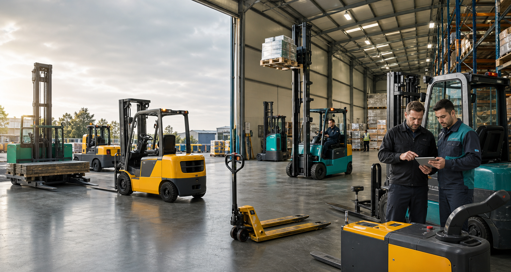 New forklift equipment options for mixed material handling fleets