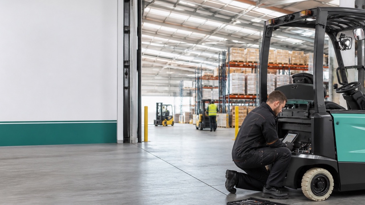 Forklift support insight for local service